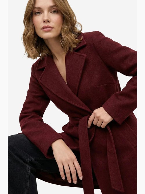Cappotto midi con cintura e colletto da giacca bdart - Kiabi Cappotto midi con cintura e colletto da giacca bdart - Kiabi