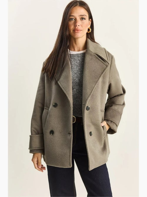 Cappotto oversize con tasche lucci - Kiabi Cappotto oversize con tasche lucci - Kiabi
