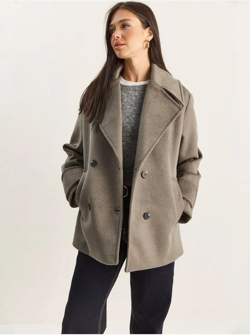 Cappotto oversize con tasche lucci - Kiabi Cappotto oversize con tasche lucci - Kiabi