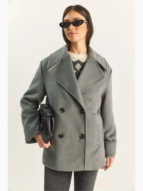 Cappotto oversize con tasche lucci - Kiabi