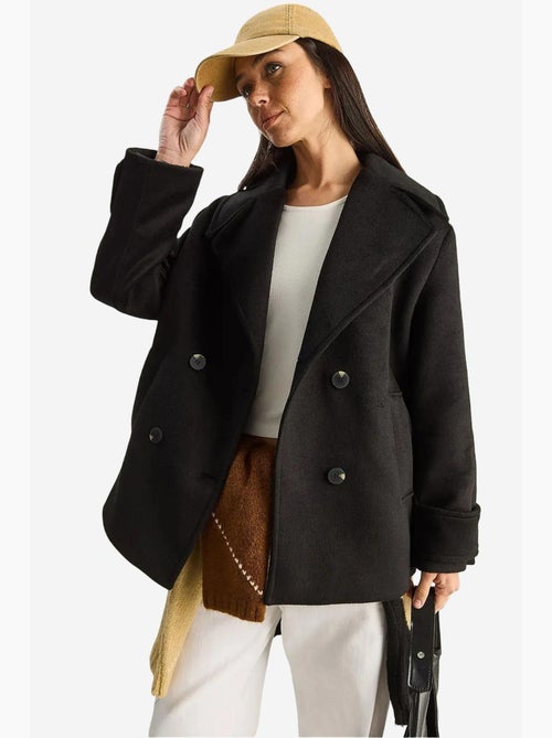 Cappotto oversize con tasche lucci - Kiabi Cappotto oversize con tasche lucci - Kiabi
