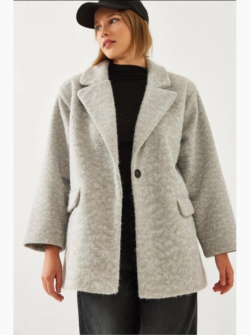 Cappotto oversize in lana lucci - Kiabi Cappotto oversize in lana lucci - Kiabi