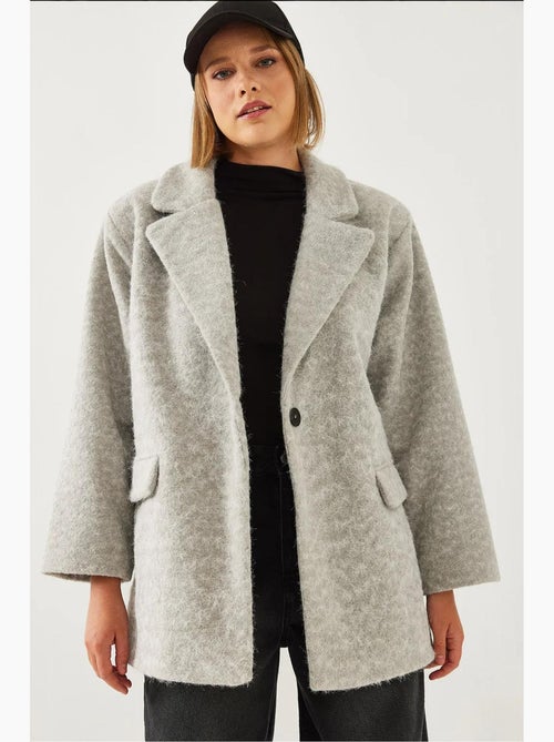 Cappotto oversize in lana lucci - Kiabi Cappotto oversize in lana lucci - Kiabi