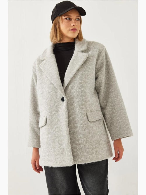 Cappotto oversize in lana lucci - Kiabi Cappotto oversize in lana lucci - Kiabi