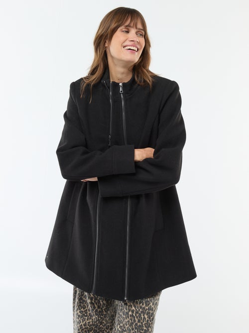 Cappotto premaman in lanetta - Kiabi