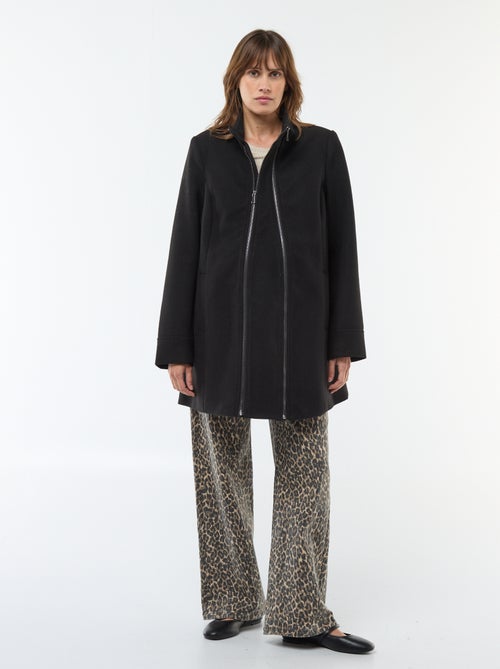 Cappotto premaman in lanetta - Kiabi