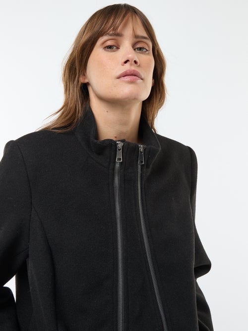 Cappotto premaman in lanetta - Kiabi