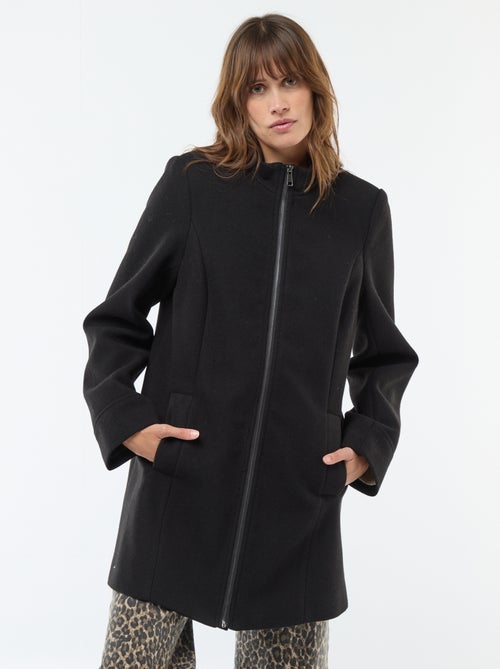 Cappotto premaman in lanetta - Kiabi