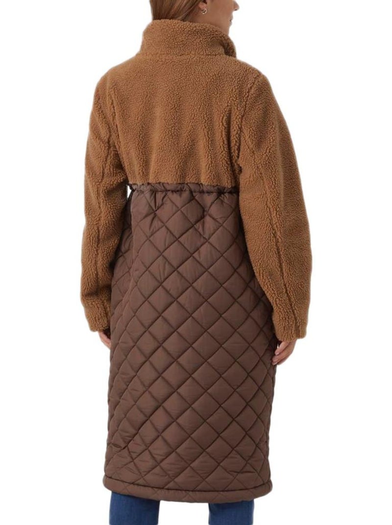 Cappotto Premaman Mamalicious Marrone cappuccino - Kiabi