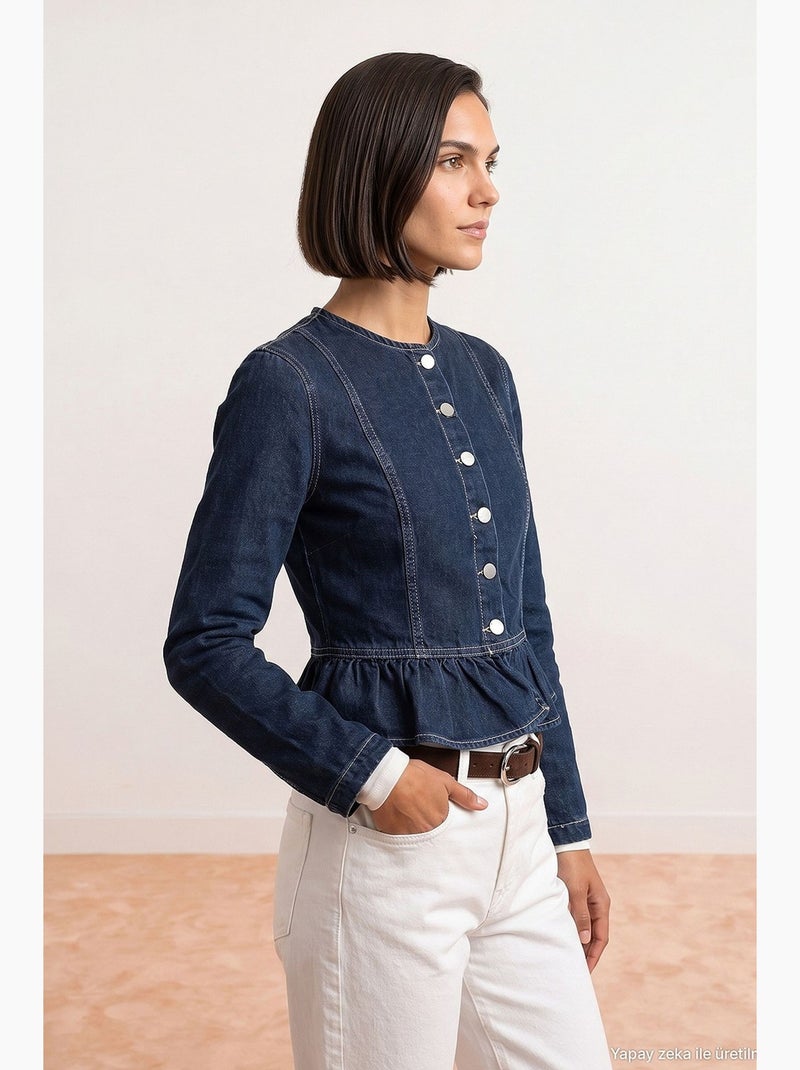 Cappotto puffer in piuma dilvin Blu oltremare - Kiabi
