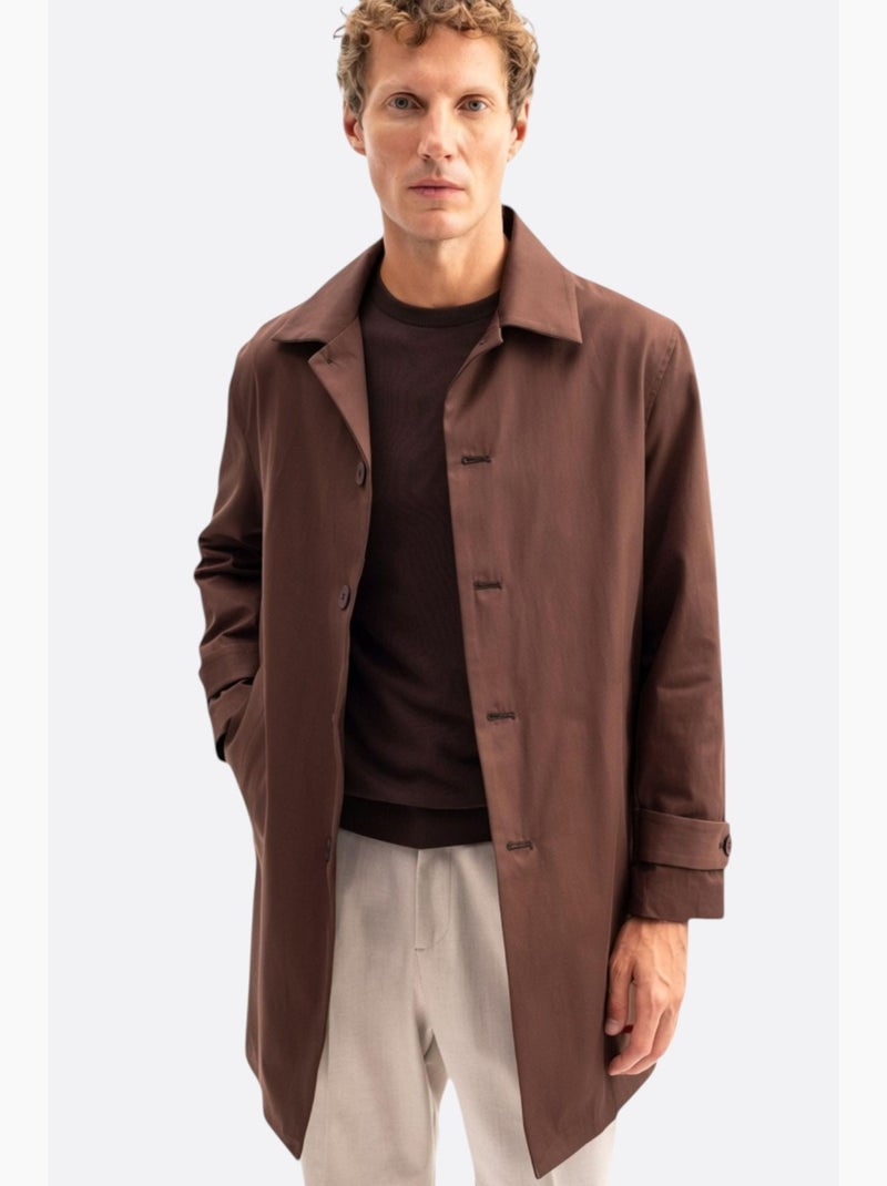 Cappotto puffer in piuma giesto Marrone cioccolato - Kiabi