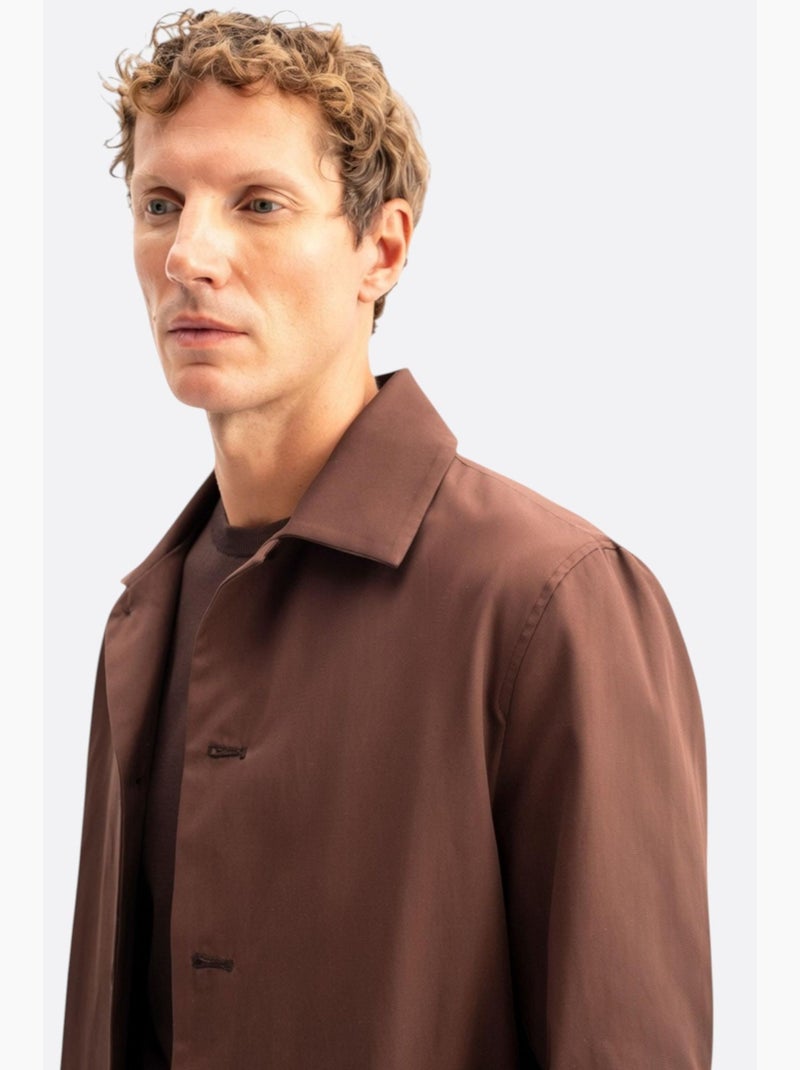 Cappotto puffer in piuma giesto Marrone cioccolato - Kiabi