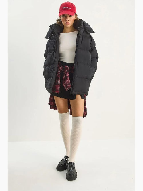 Cappotto puffer oversize con cappuccio lucci - Kiabi