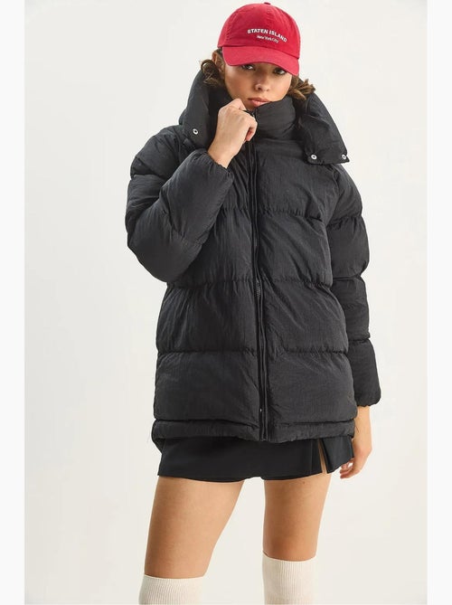 Cappotto puffer oversize con cappuccio lucci - Kiabi