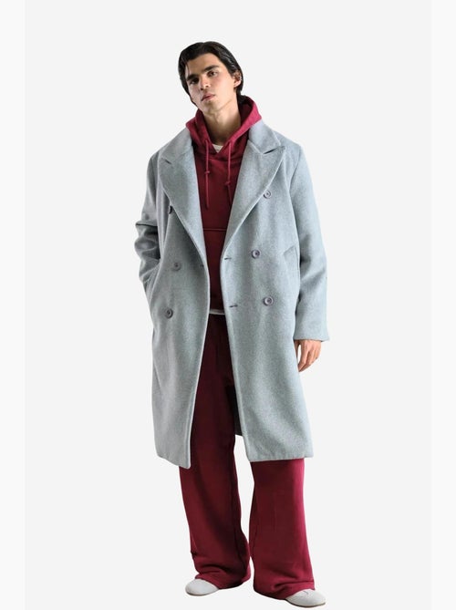 Cappotto strutturato con bottoni giesto - Kiabi Cappotto strutturato con bottoni giesto - Kiabi