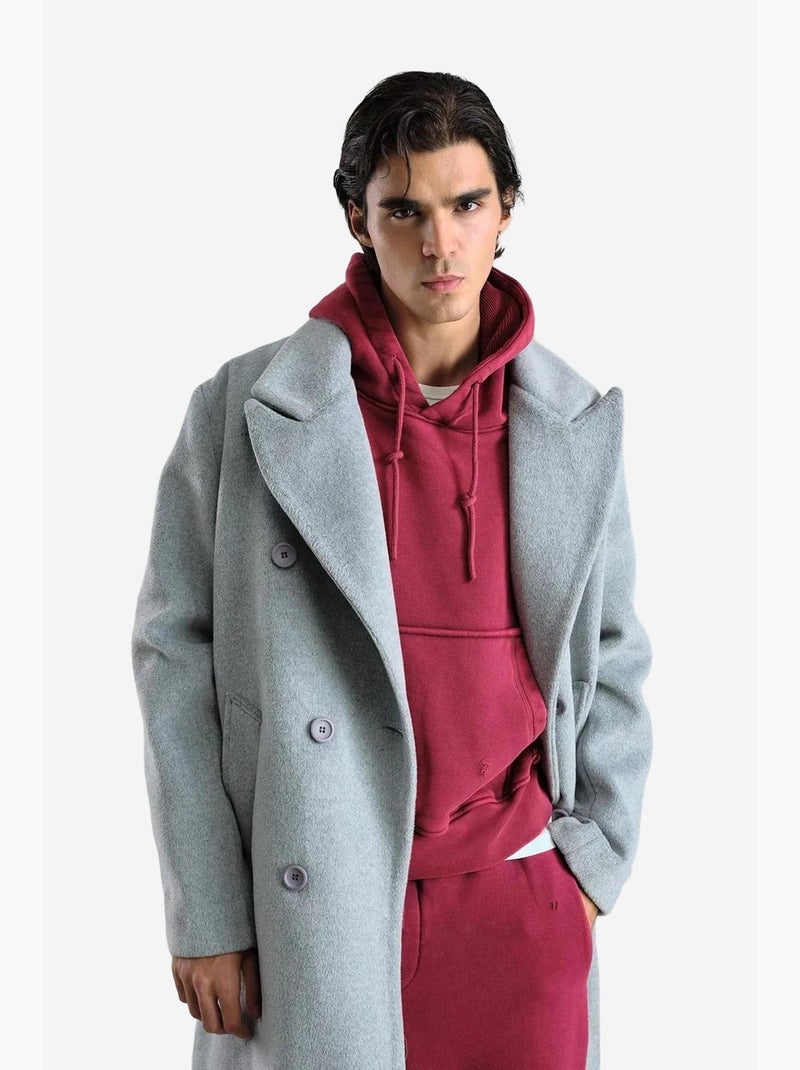 Cappotto strutturato con bottoni giesto Grigio - Kiabi