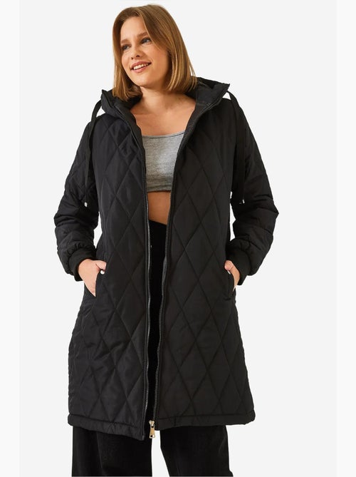 Cappotto trapuntato con cappuccio lucci - Kiabi Cappotto trapuntato con cappuccio lucci - Kiabi