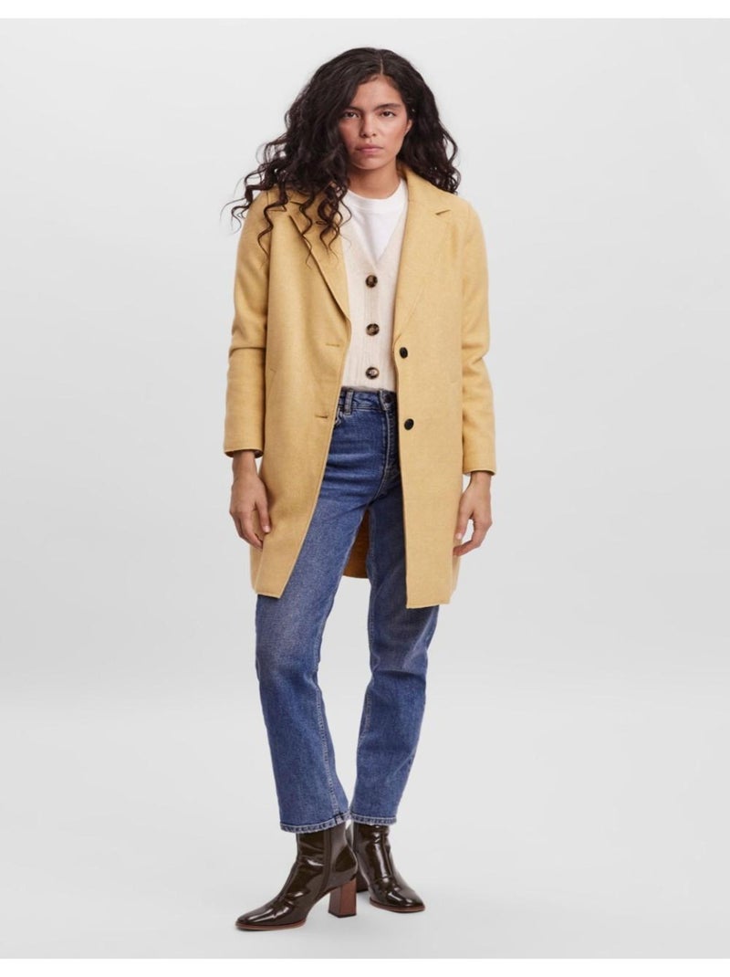 Cappotto Vero Moda Giallo - Kiabi
