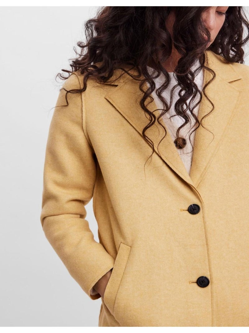 Cappotto Vero Moda Giallo - Kiabi
