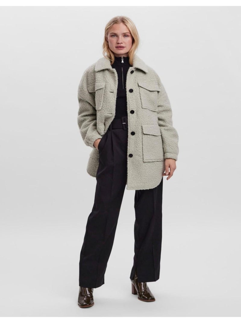Cappotto Vero Moda Verde - Kiabi