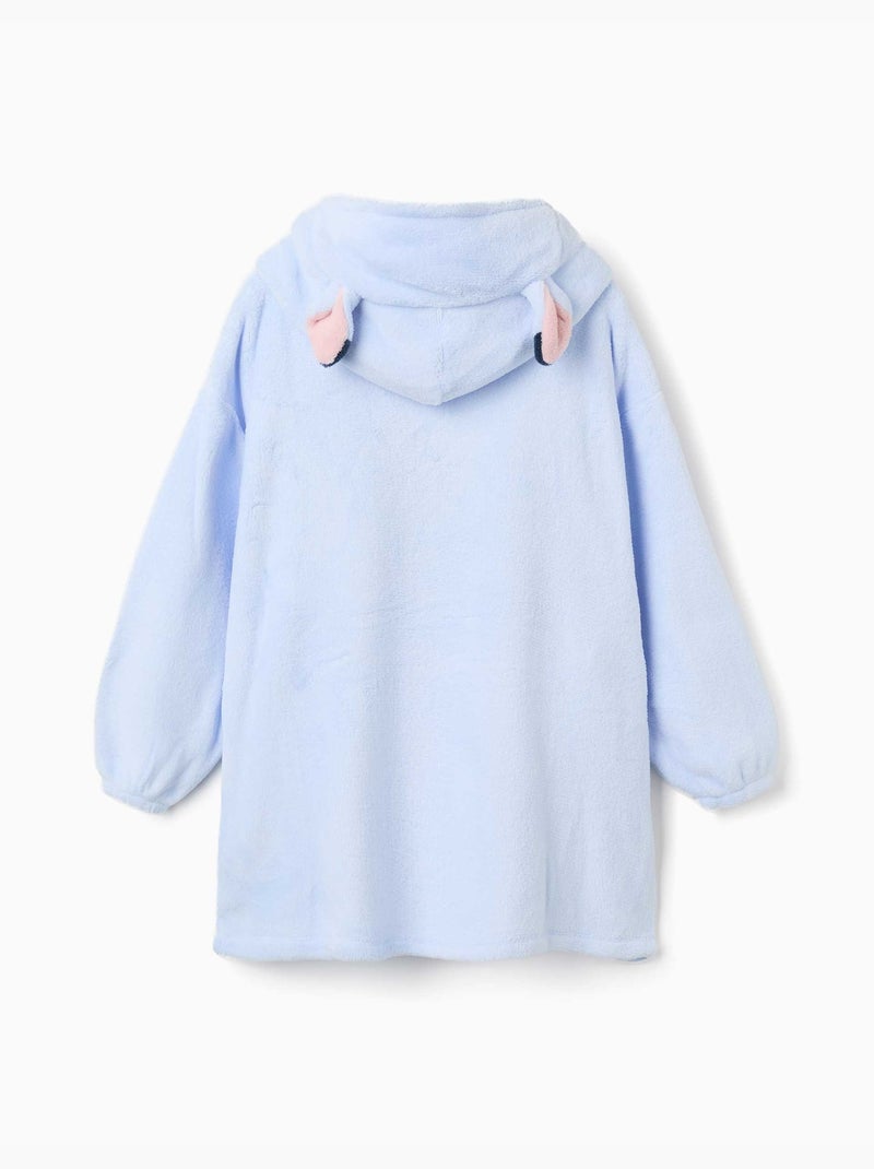Cappuccio convertibile in pile di corallo con stitch Blu Blu - Kiabi