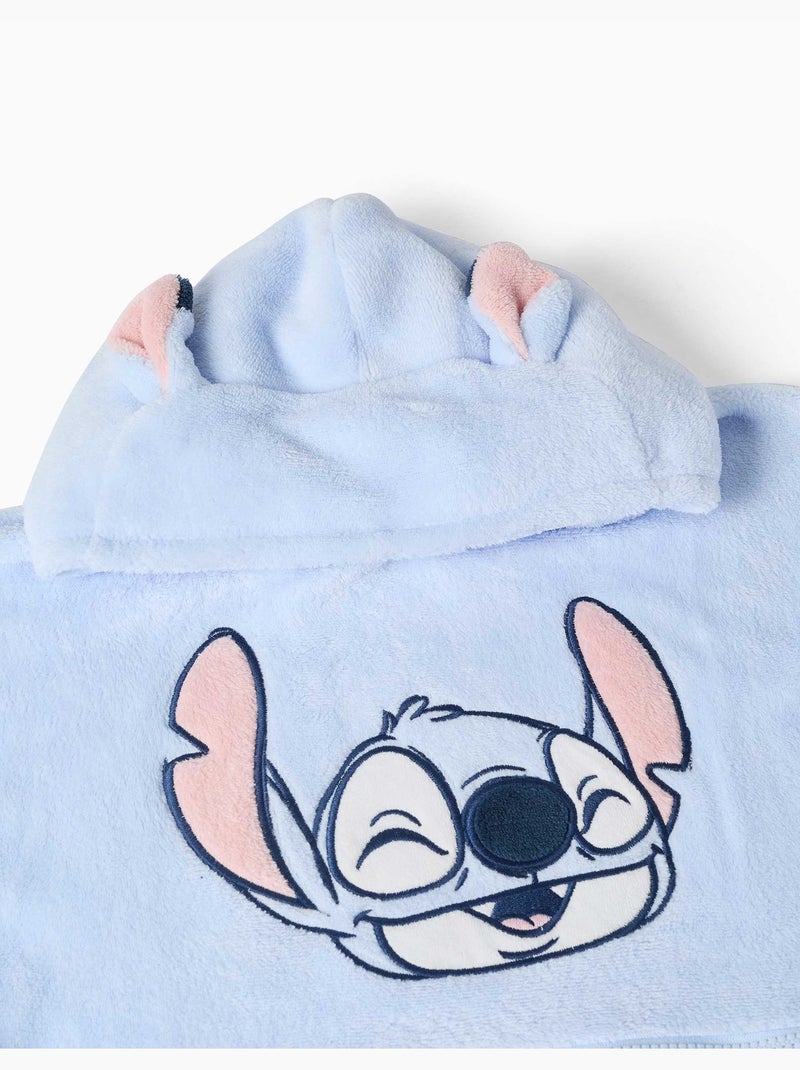 Cappuccio convertibile in pile di corallo con stitch Blu Blu - Kiabi