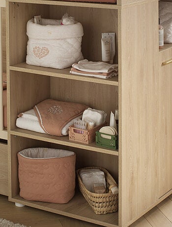 Cappuccio da bagno e guanto in cotone trapuntato e - SAUTHON