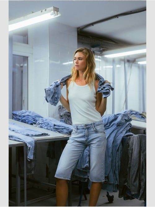 Capri in denim OASIS - Kiabi