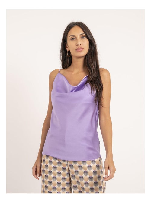 Caraco in satin con scollo a tulipano FLAMELL - Kiabi
