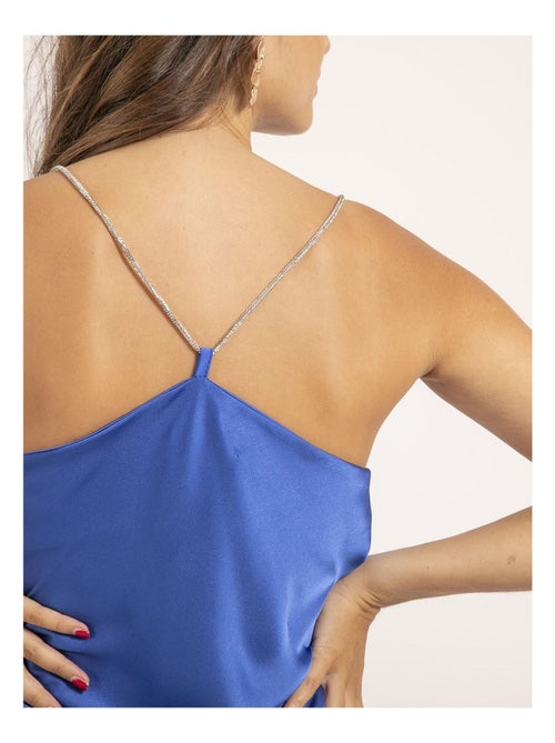 Caraco in satin con scollo a tulipano FOLINE - Kiabi