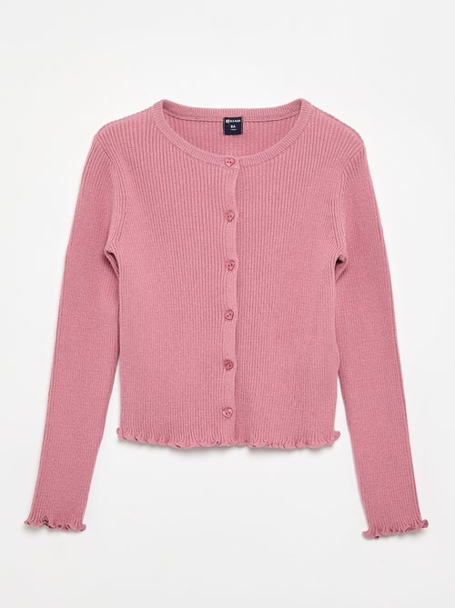 Cardigan a costine a maniche lunghe - Kiabi Cardigan a costine a maniche lunghe - Kiabi