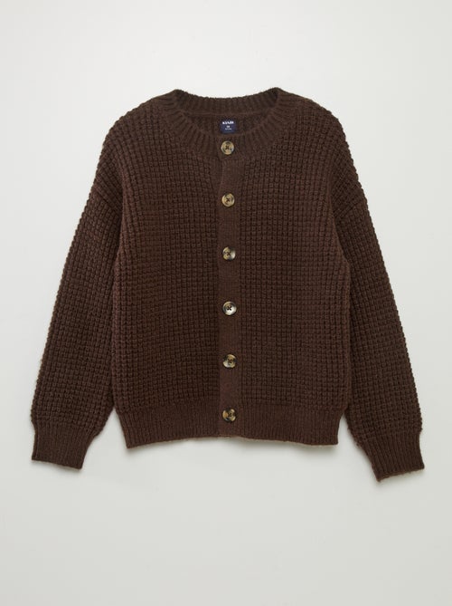 Cardigan a maglia grossa - Kiabi