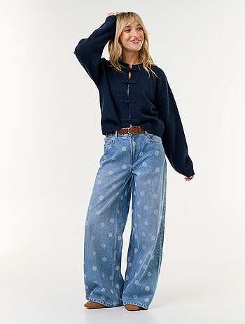 Cardigan a maniche lunghe con abbottonatura alla coreana