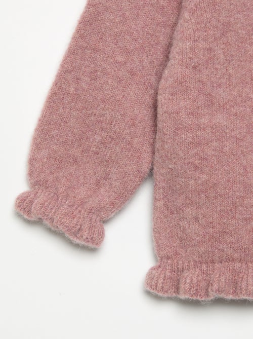 Cardigan a maniche lunghe con volant - Kiabi Cardigan a maniche lunghe con volant - Kiabi
