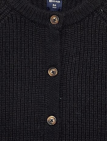 Cardigan a tinta unita a maniche lunghe