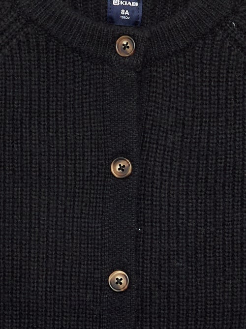 Cardigan a tinta unita a maniche lunghe - Kiabi
