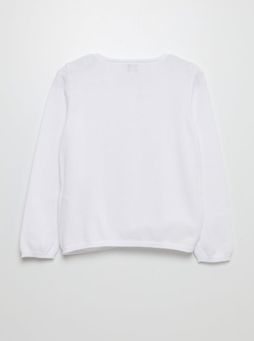 Cardigan a tinta unita con bottoni a pressione magnetici - collezione facile da indossare - Kiabi Cardigan a tinta unita con bottoni a pressione magnetici - collezione facile da indossare - Kiabi