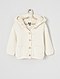     Cardigan all'uncinetto con cappuccio 'orecchie' vista 1
