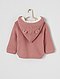     Cardigan all'uncinetto con cappuccio 'orecchie' vista 2
