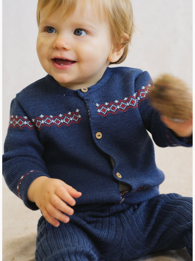 Cardigan bambino piccolo - chamonix Blu grigiastro - Kiabi