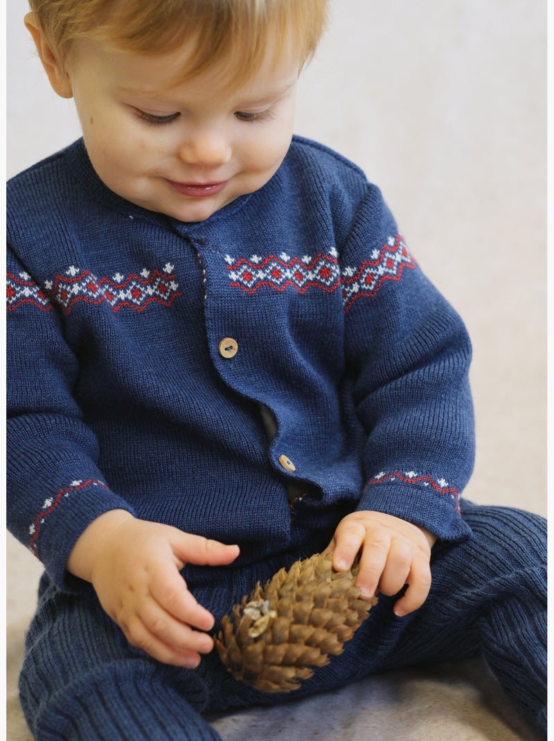 Cardigan bambino piccolo - chamonix Ecru - Kiabi