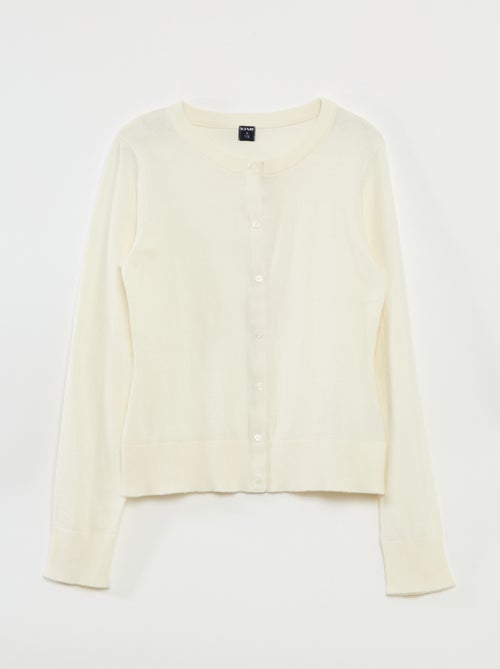 Cardigan basico - collezione facile da indossare - Kiabi