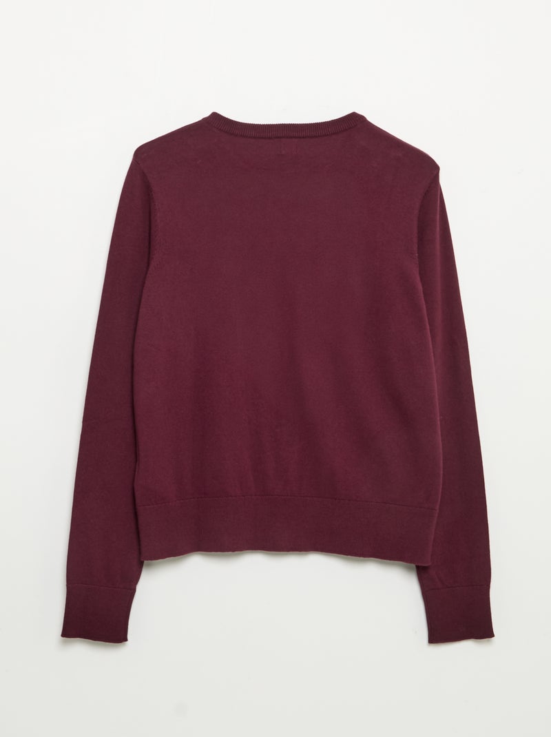 Cardigan basico - Facile da indossare Rosa - Kiabi