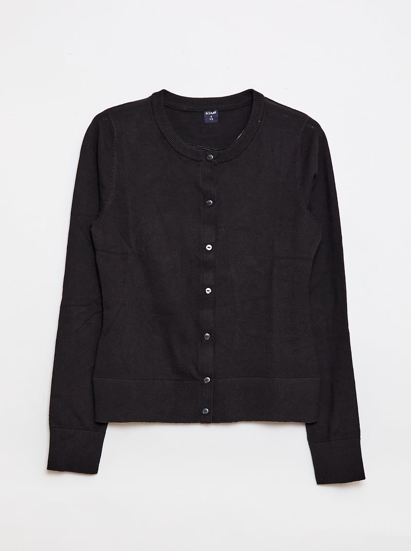Cardigan basico - So Easy Nero - Kiabi
