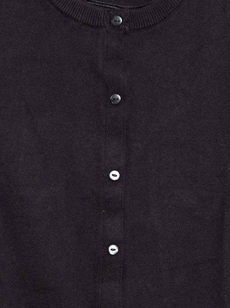 Cardigan basico - So Easy Nero - Kiabi