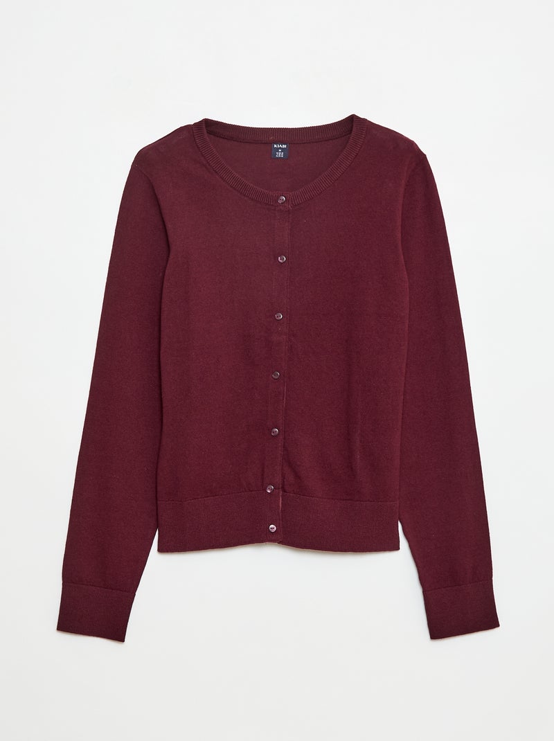 Cardigan basico - So Easy ROSSO - Kiabi