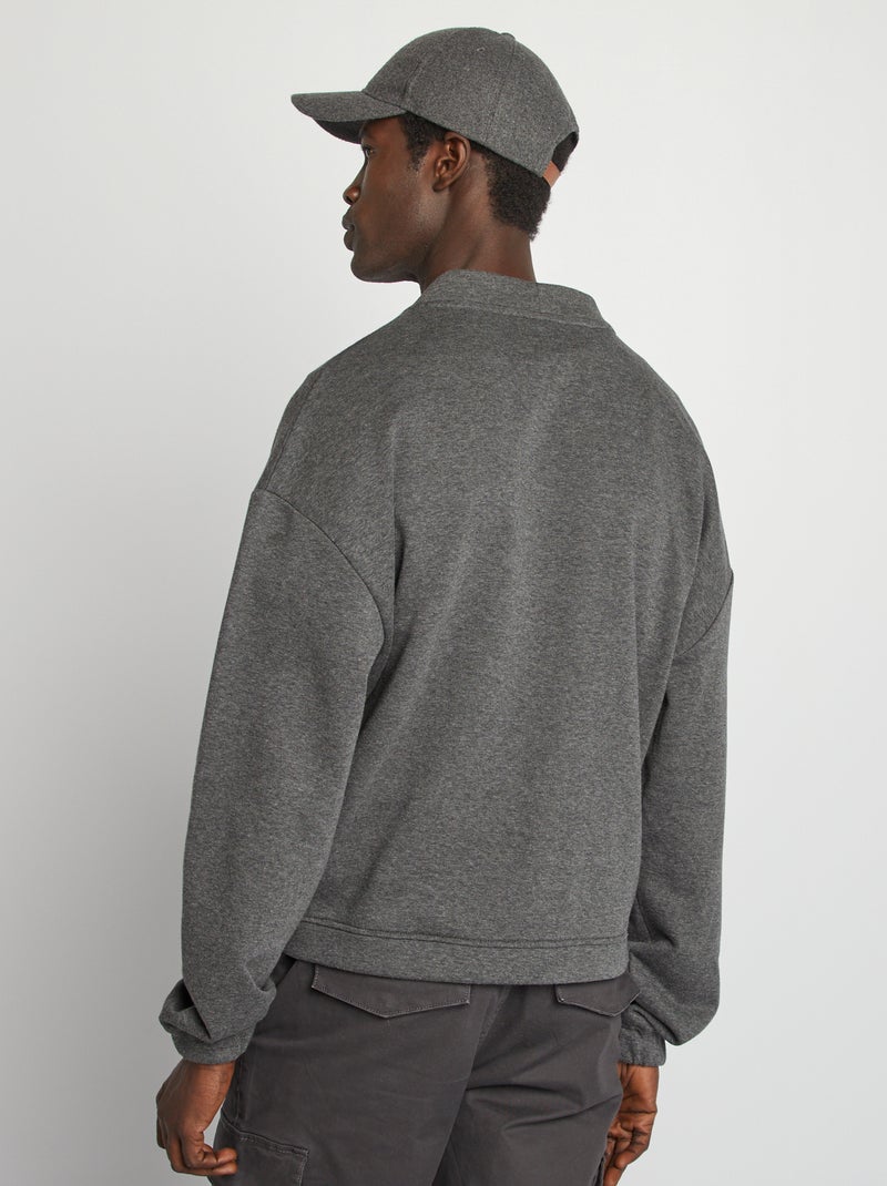 Cardigan cardigan in tessuto screziato GRIGIO - Kiabi