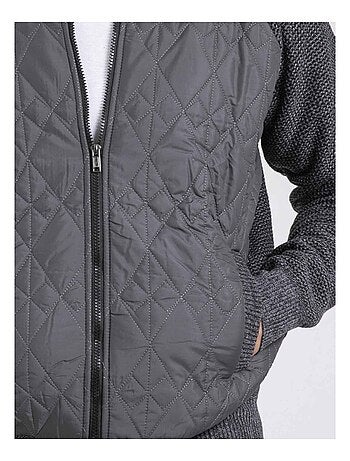 Cardigan col montant doublure sherpa LAMANTIN