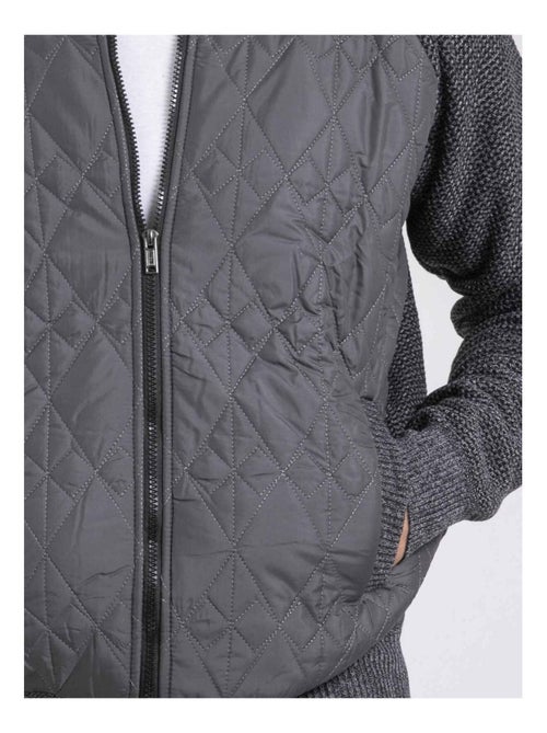 Cardigan col montant doublure sherpa LAMANTIN - Kiabi