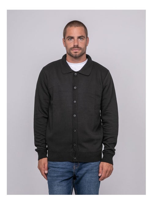 Cardigan colletto polo abbottonato LATOMIA - Kiabi